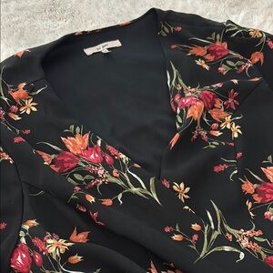 Floral V-Neck Mini Dress